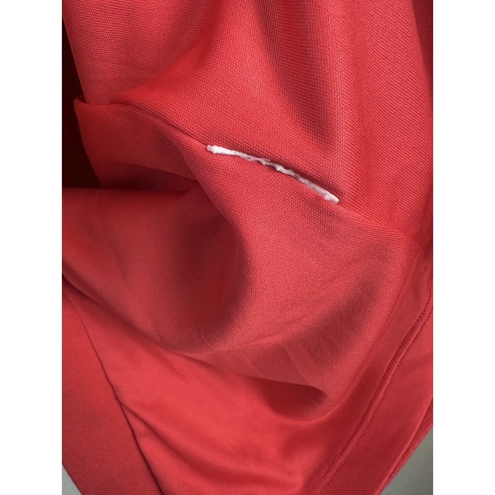 Boden Zeta Ponte Dress W/Tie Belt Pop Peony Red Shift Sheath Sleeveless Size 10 - Picture 15 of 16